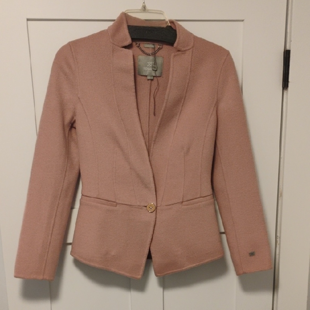 Wool Pink Blazer